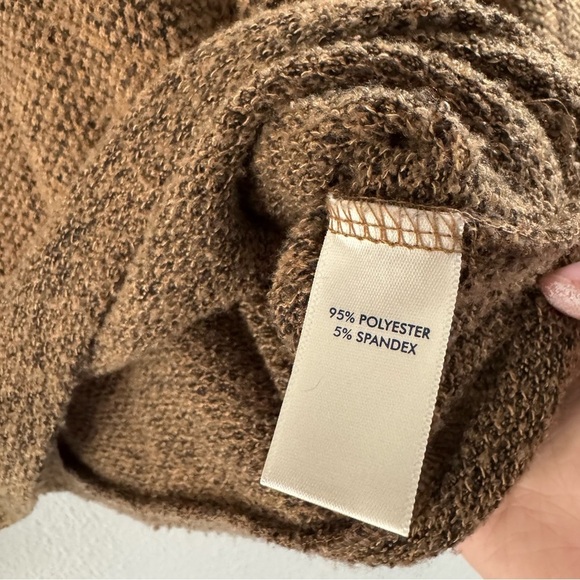 Buckle BKE Pullover Sweater Mock Neck French Terry Balloon Sleeve Academia Small - Picture 12 of 16